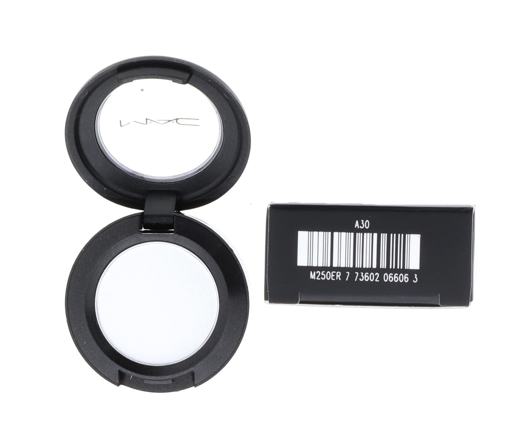 MAC Eye Shadow Gesso brow bone highlight shown for lifted definition