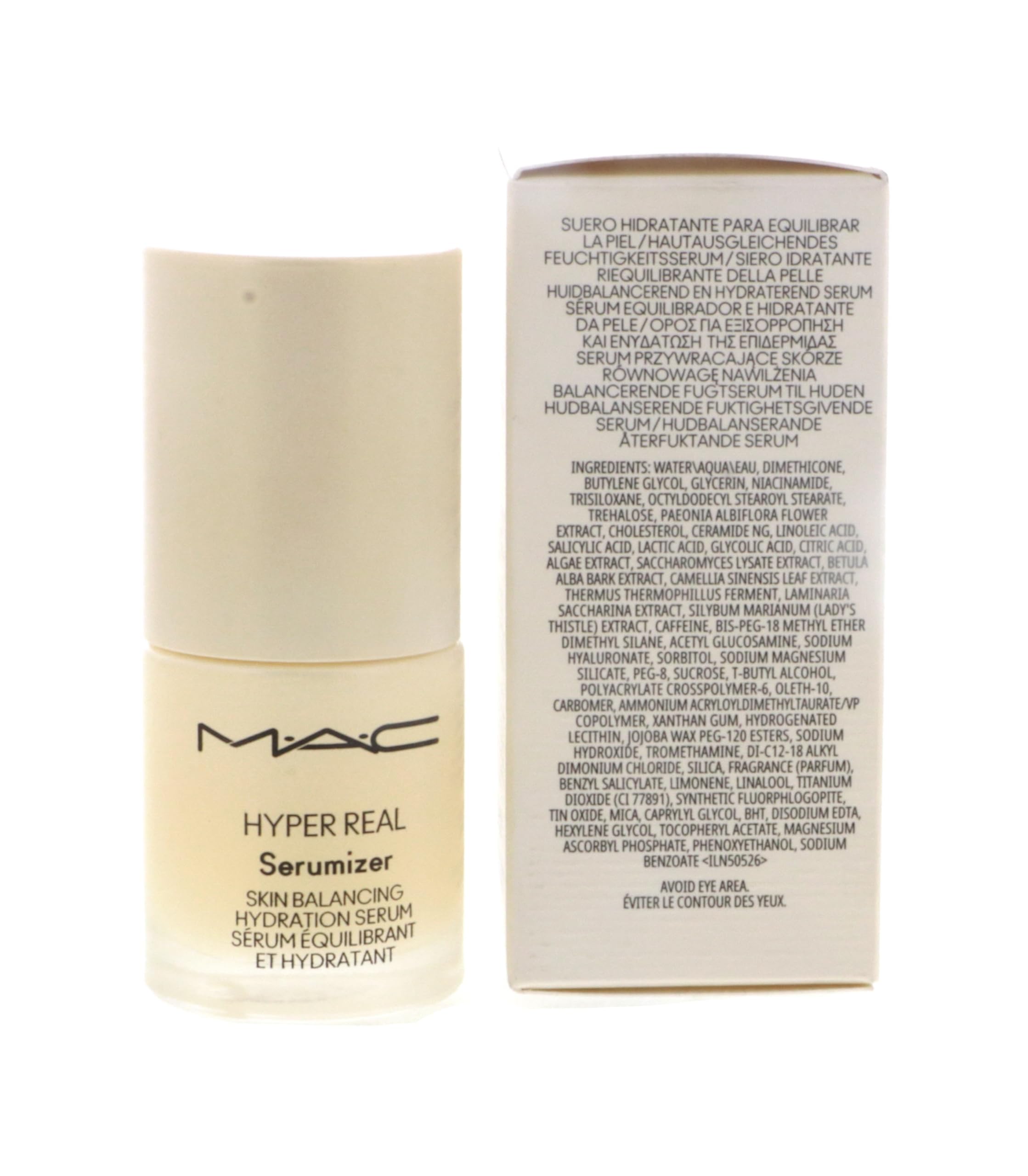 MAC Hyper Real Serumizer close-up dropper delivers lasting moisture and retexturizing potential