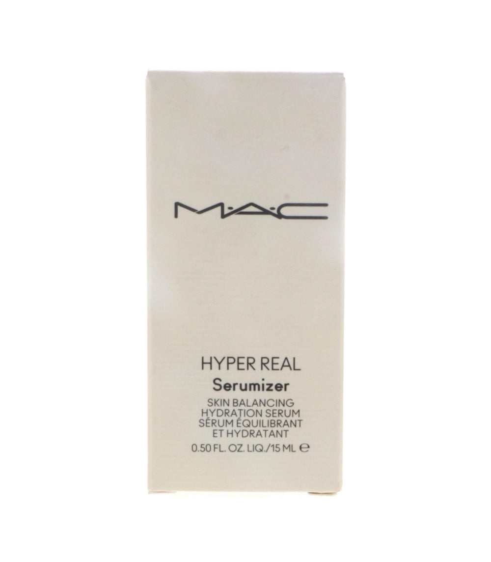 MAC Hyper Real Serumizer swirl texture highlights pearlescent glow for even skin tone
