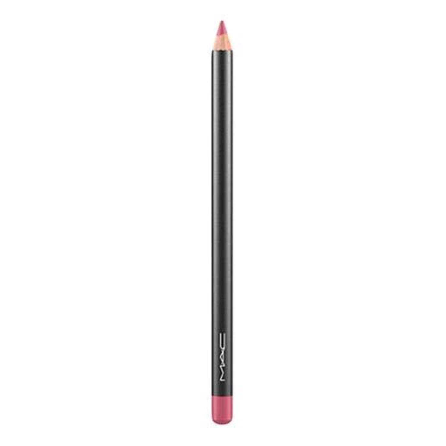 MAC Lip Pencil Soar side view shows precise edge for defined lips and long wear.