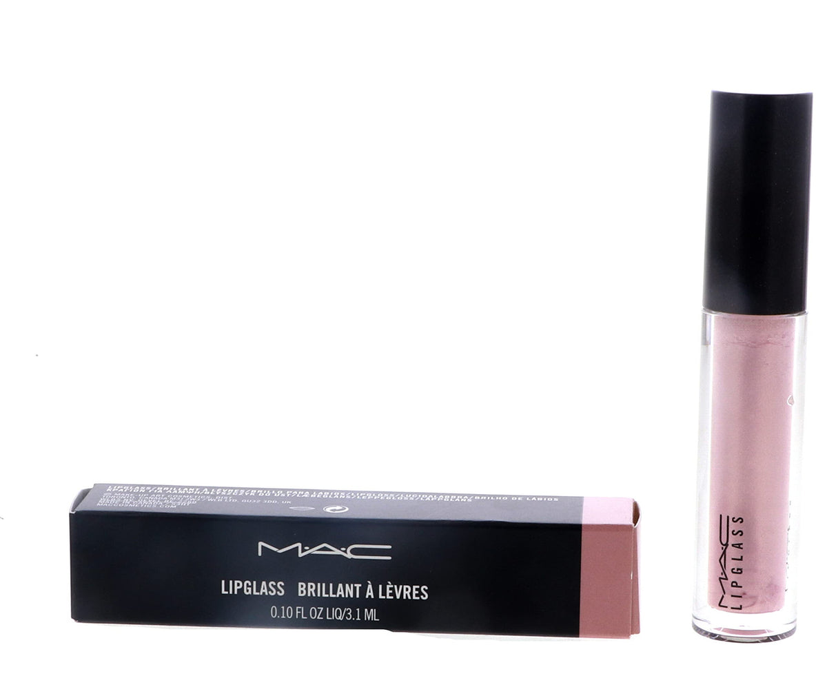 MAC Lipglass Oyster Girl tube packaging with glass-like shine finish.