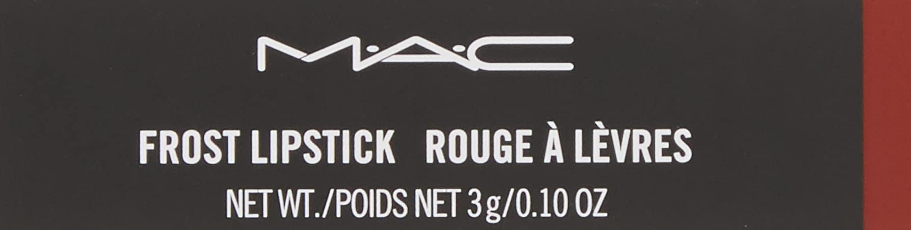 mac lipstick fresh moroccan frost application reveals creamy, smooth glide