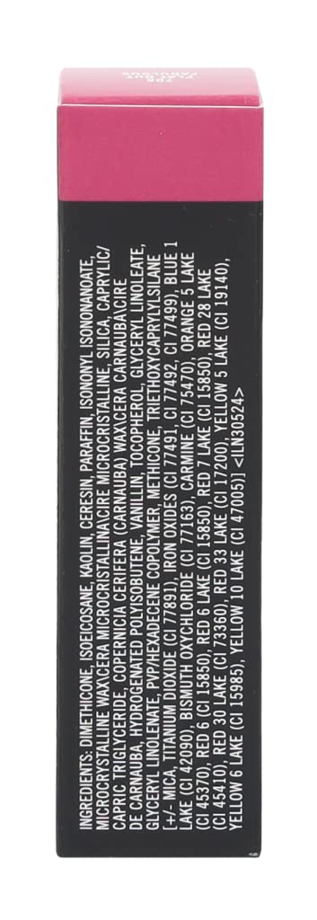 MAC Lipstick Retro Matte 705 packaging emphasizes compact design for on-the-go touchups.