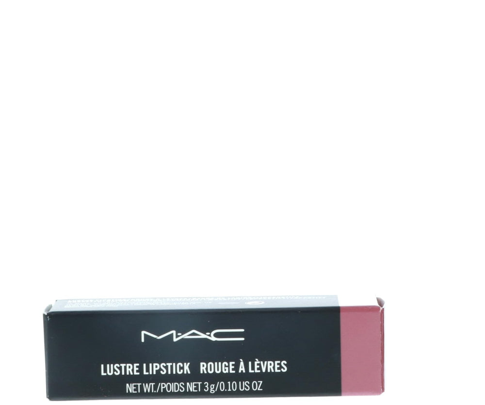 MAC Lustre Lipstick Syrup everyday wear shot with subtle shine.