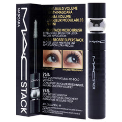 MAC MAC Stack bristles close-up delivering clump-free definition.