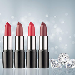 MAC Matte Lipstick Honeylove close-up shows precise color payoff