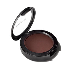 MAC Powder Blush Film Noir compact close-up for subtle mauve cheek color