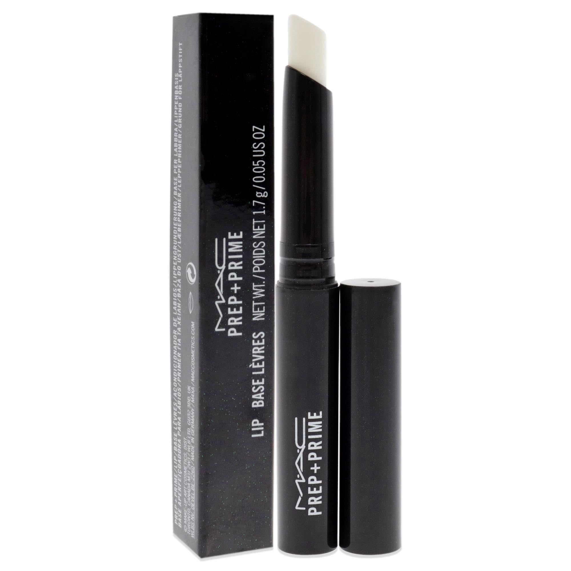 MAC Prep + Prime Lip smooth surface after-application demonstrates prep for even color.