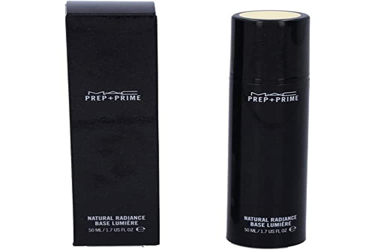 MAC Prep + Prime Natural Radiance Radiant Yellow bottle provides a luminous primer for radiant skin
