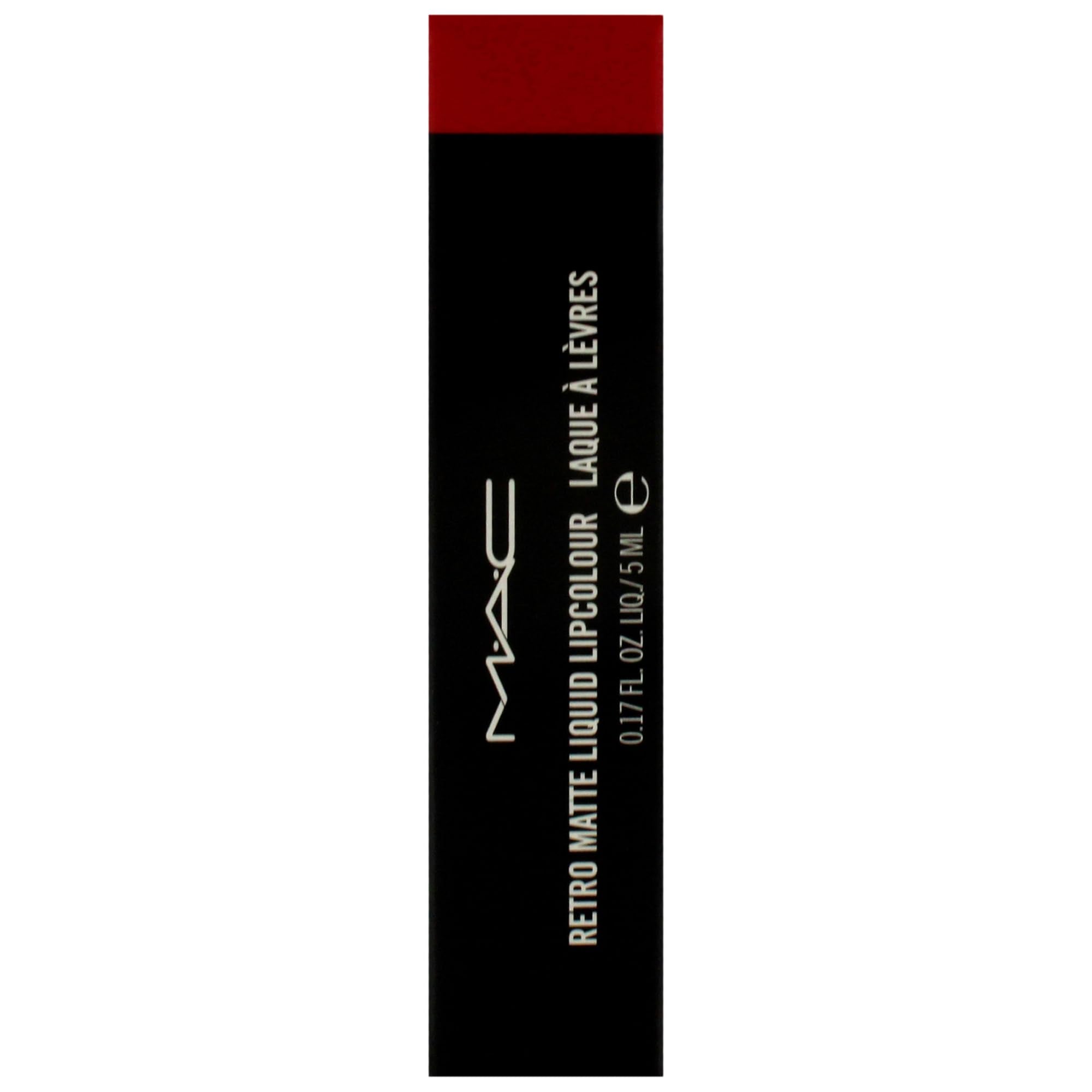 MAC Retro Matte Lipcolor 134 Ruby Phew moisture-matte finish provides comfortable wear.