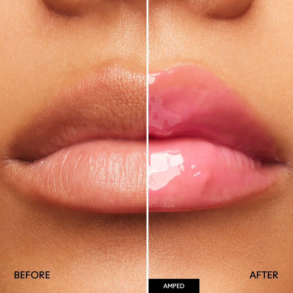 MAC Squirt gloss stick on lip look suggests fuller, glossy pout
