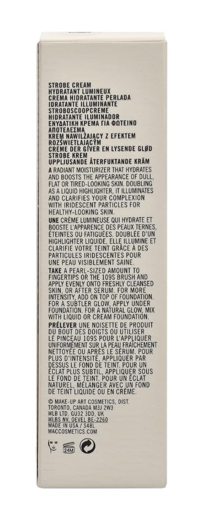 MAC Strobe Cream Pink Lite ambient light glow shot