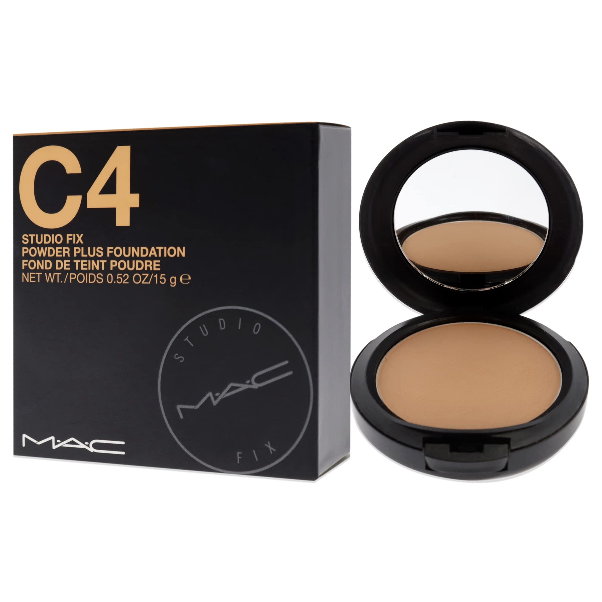 MAC Studio Fix Powder Plus application brush demonstrates easy, even application