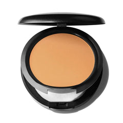 MAC Studio Fix Powder Plus Foundation NC44.5 compact delivers matte, long-wearing coverage for all-day wear