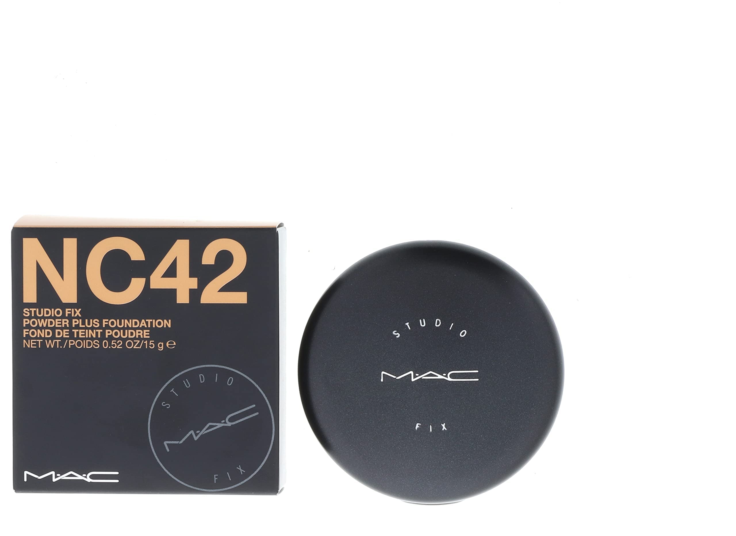 MAC Studio Fix Powder Plus Foundation NC42 natural coverage for a balanced everyday look.