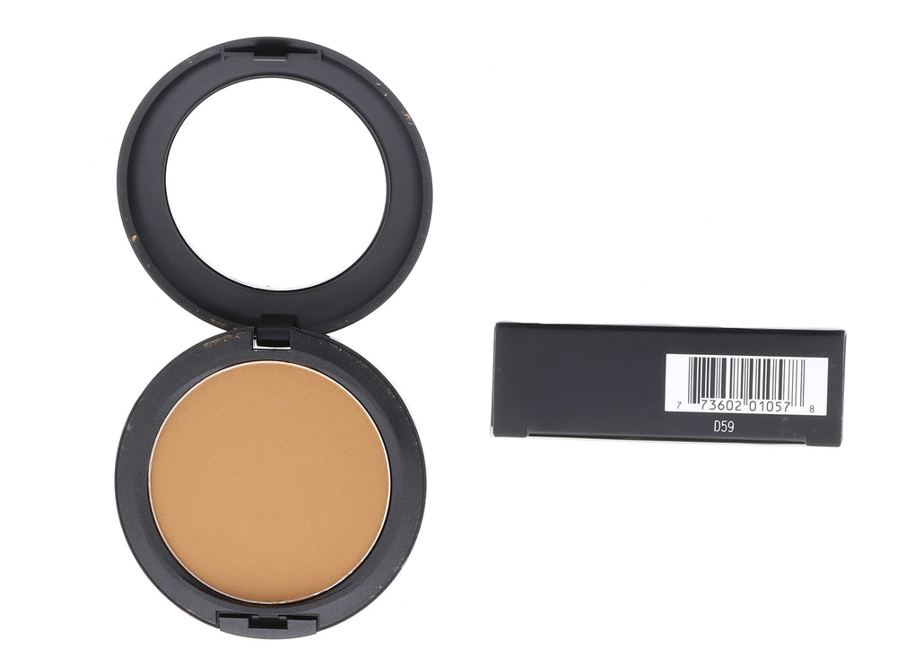 MAC Studio Fix Powder Plus Foundation NC50 on skin with matte finish.