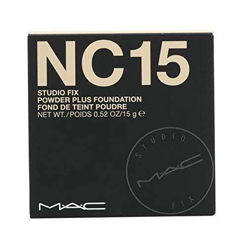 MAC Studio Fix Powder Plus NC15 swatches demonstrate color-true match