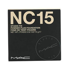 MAC Studio Fix Powder Plus NC15 swatches demonstrate color-true match