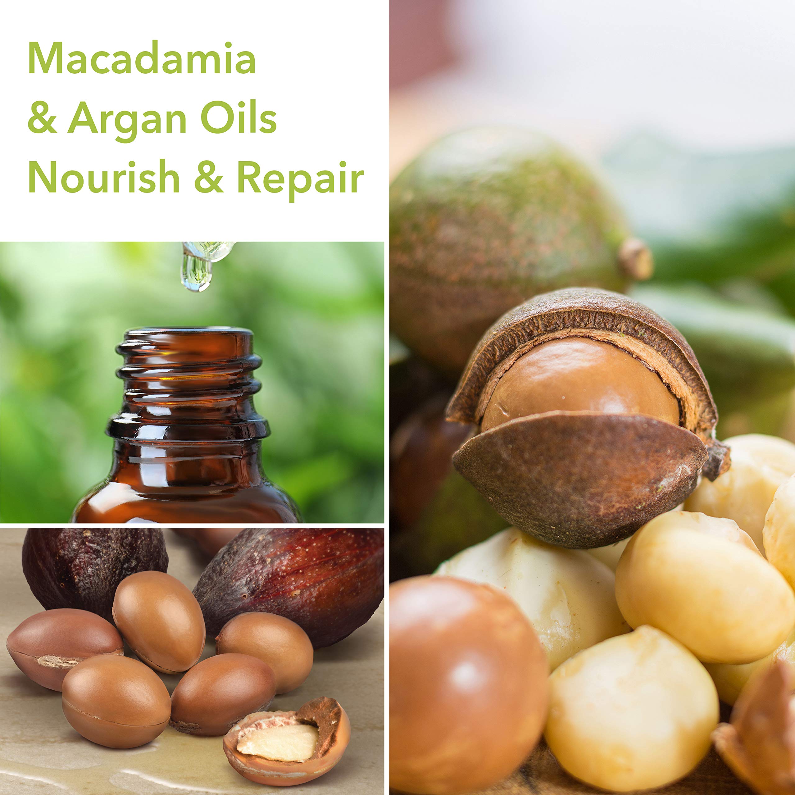 Macadamia Professional silk amino acids and collagen support hair strengthening