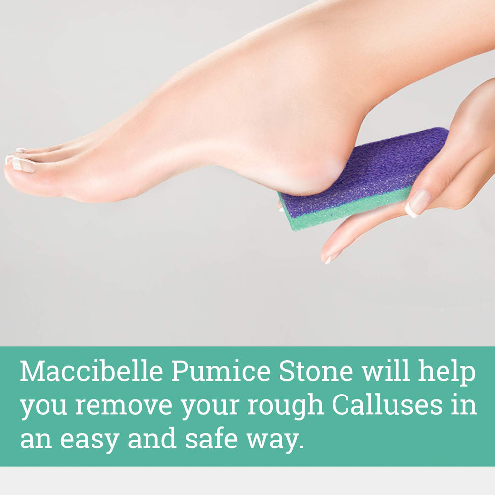 Maccibelle Foot Scrubber with Soft Bristles delivers gentle exfoliation for spa-like foot care.