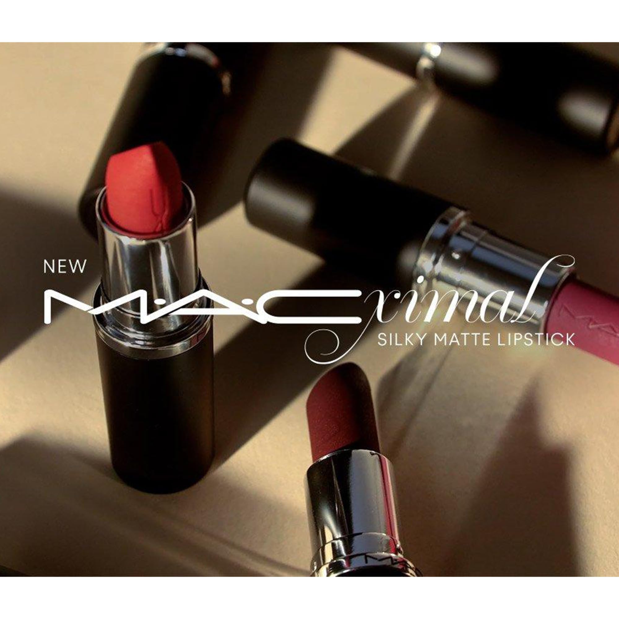 MAC Macximal Silky Matte Velvet Teddy swatch on skin shows even tone