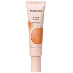 Mad Hippie blemish cream tube front showing targeted acne treatment for clearer skin.