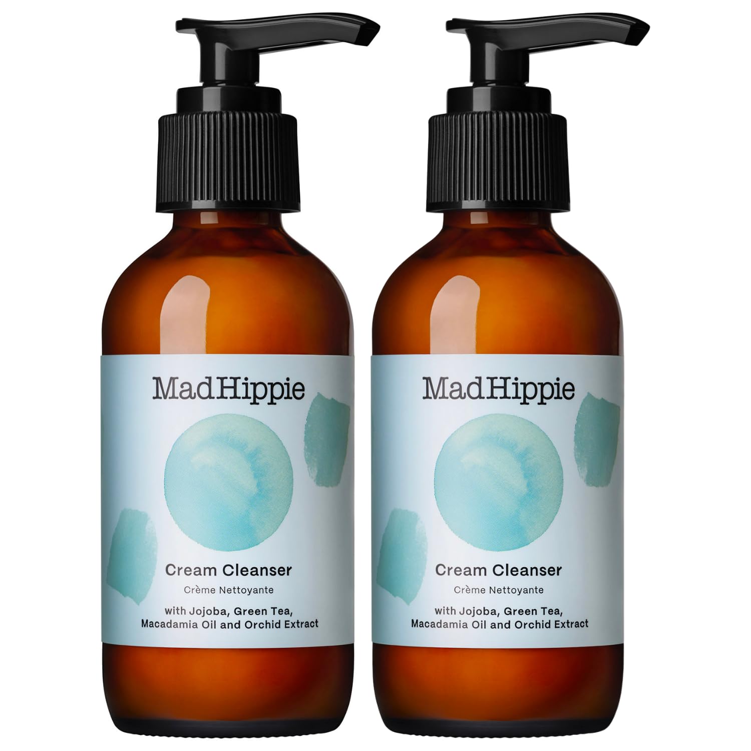 Mad Hippie Cream Cleanser bottle pour for gentle daily cleansing.