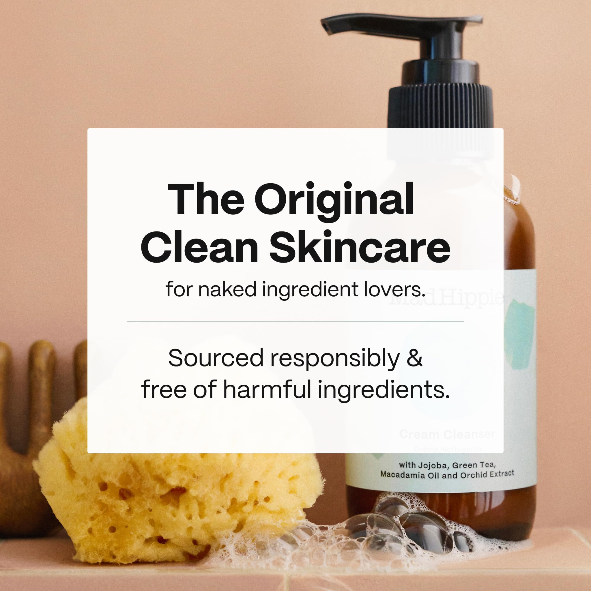Mad Hippie Cream Cleanser jojoba oil swirl for skin nourishment