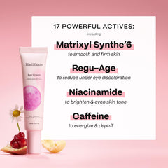 Mad Hippie Eye Cream night-use scene with gentle orbital massage for overnight refreshment