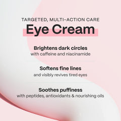 Mad Hippie eye cream texture close-up shows creamy hydration for under-eye skin.