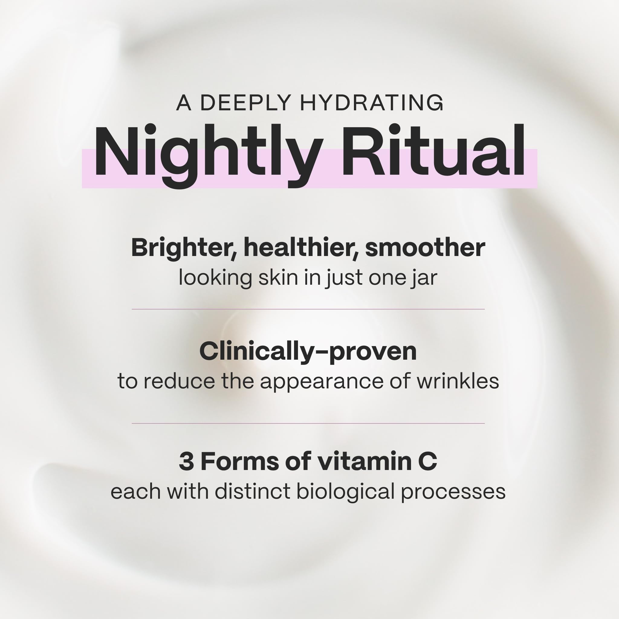 Mad Hippie Triple C Night Cream bottle front, vitamin C skincare for brightening