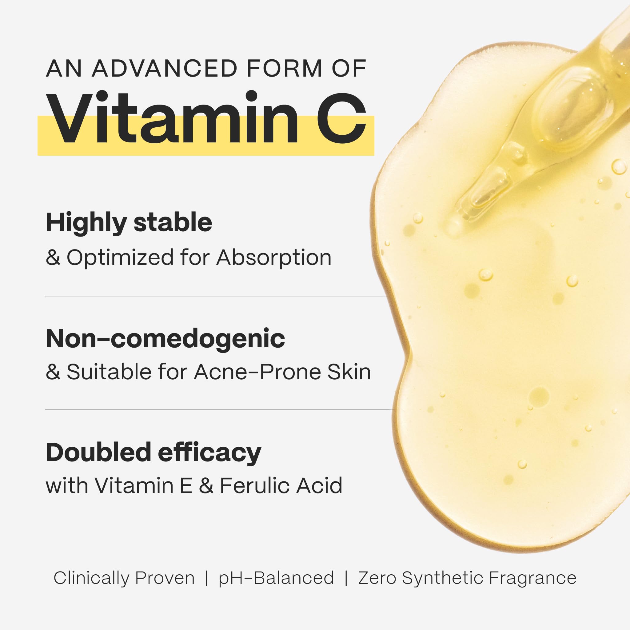 Mad Hippie Vitamin C Serum with ferulic acid and vitamin E ingredients.
