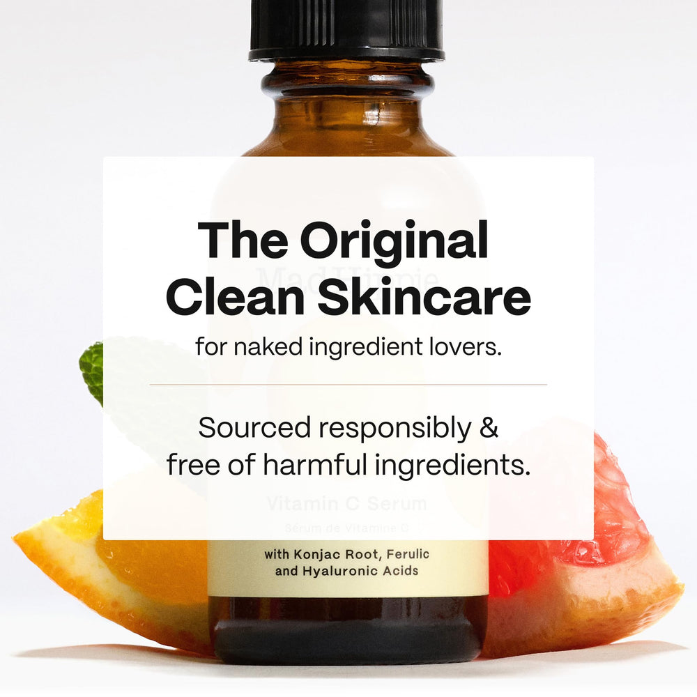Mad Hippie Vitamin C Serum texture swirl on skin sample.