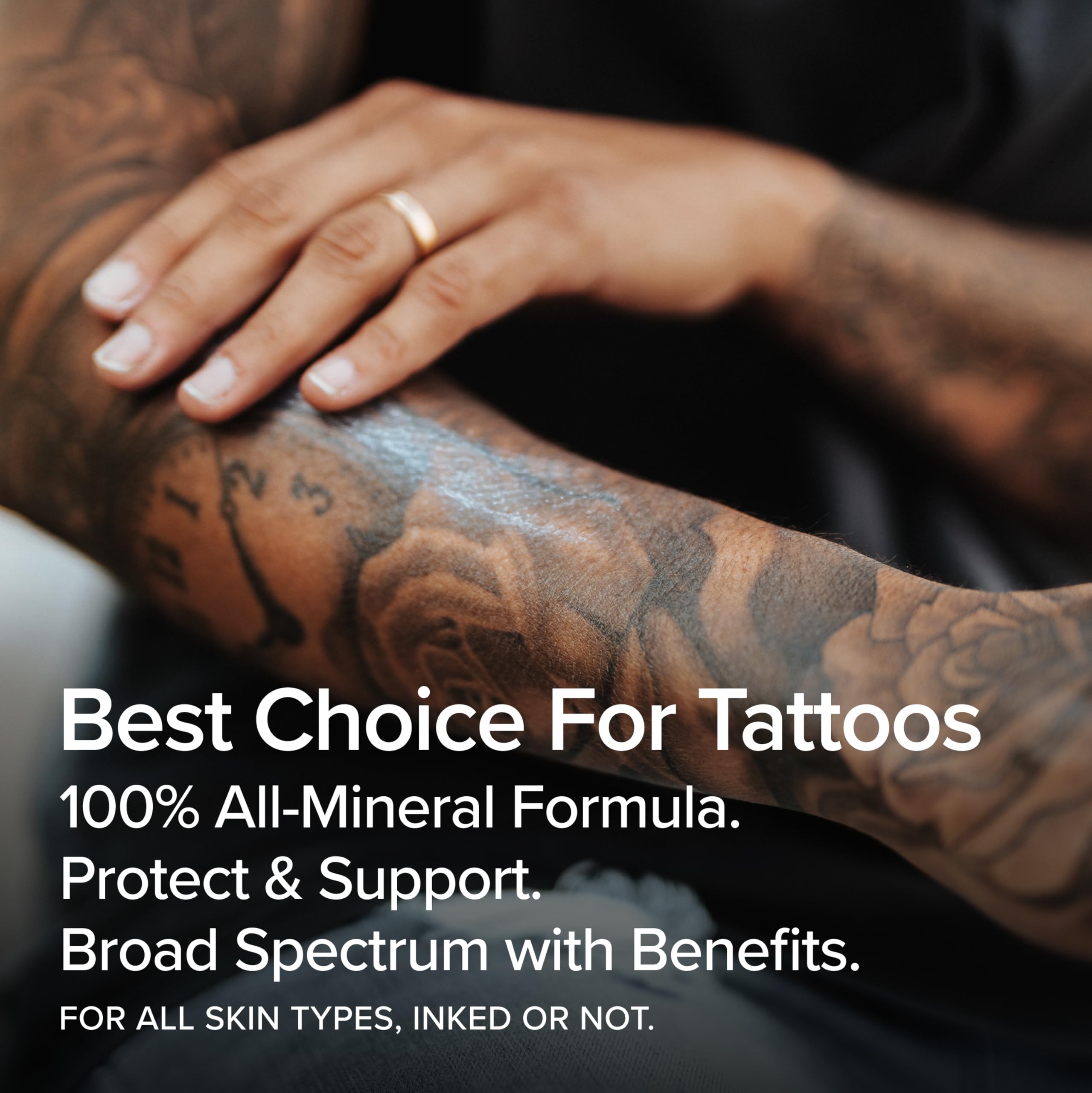 Mad Rabbit Defend Tattoo Sunscreen ingredients clip shows zinc oxide and antioxidants