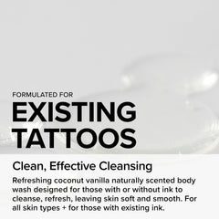 Mad Rabbit Refresh Body Wash ingredients graphic highlights glycerin and plant collagen for moisture.