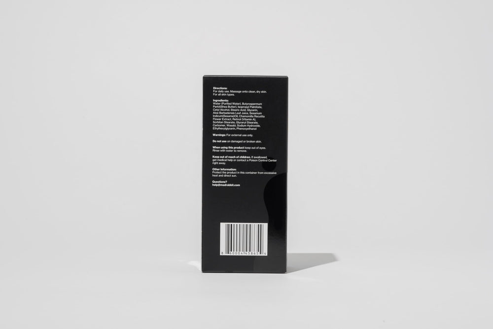 Mad Rabbit Replenish Lotion ingredients focusing on clean components for skin.