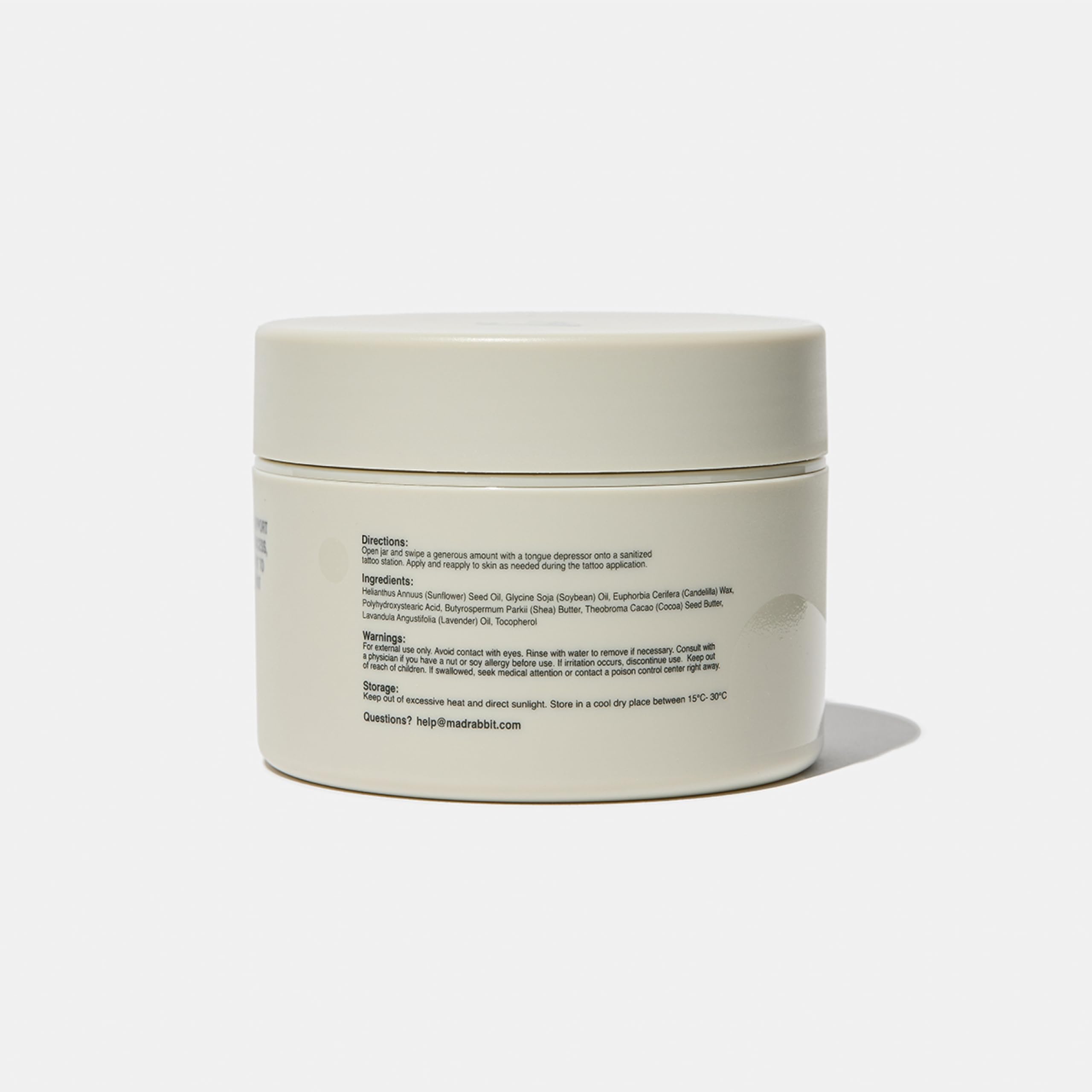 Mad Rabbit Tattoo Artist Glide before-aftercare routine supports post-tattoo healing routines.