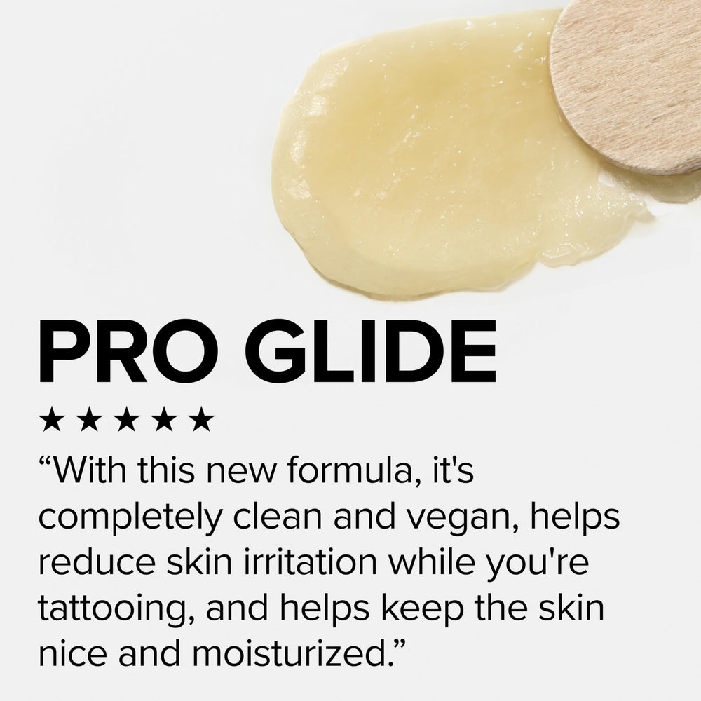 Mad Rabbit Tattoo Artist Glide ingredients image highlights sunflower, shea and cocoa butters for moisture.