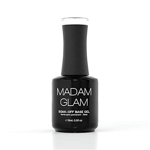 Madam Glam Rubber Base nails application highlights easy glide and natural movement.