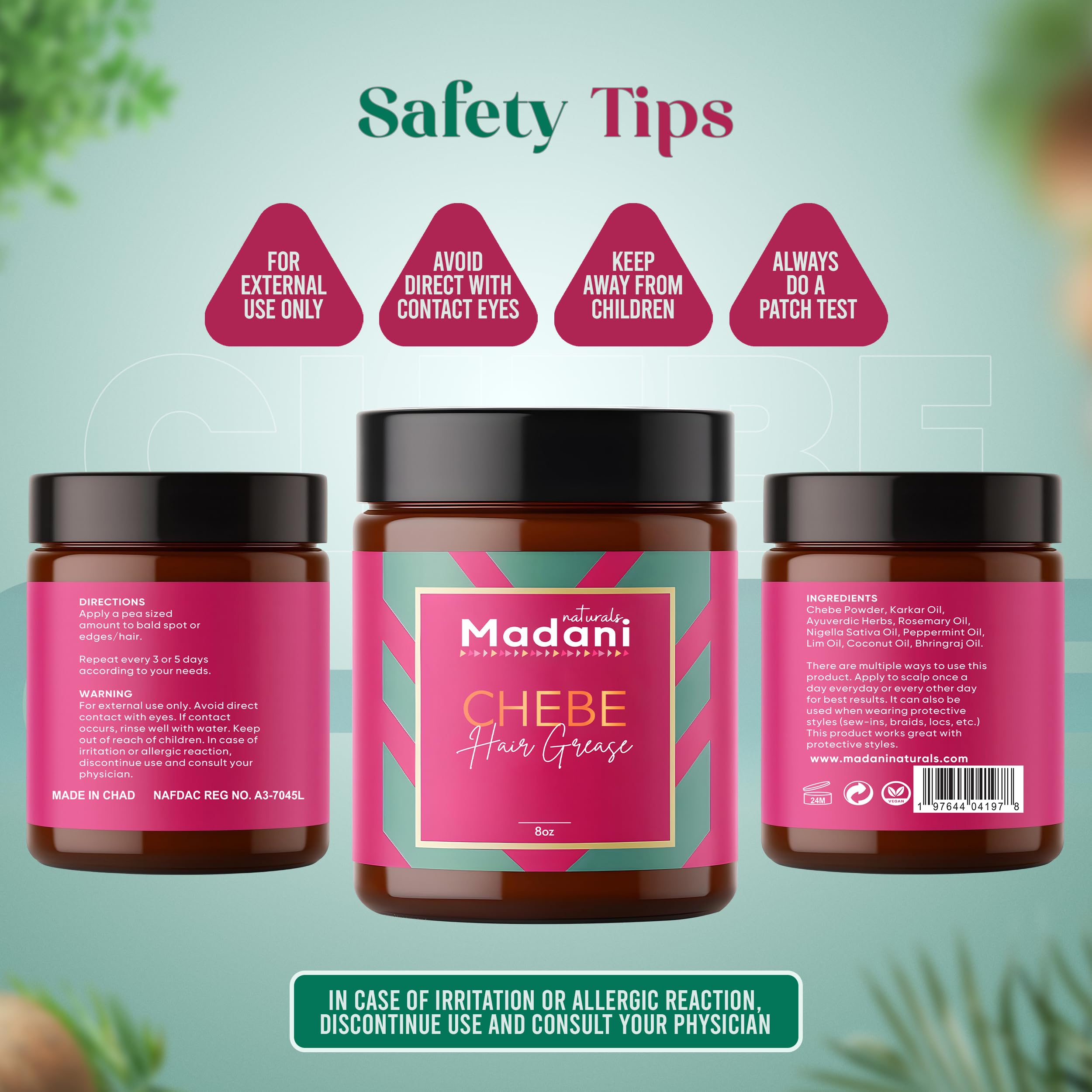 Madani Naturals vegan-hair-care-benefits — cruelty-free formula for all hair types.