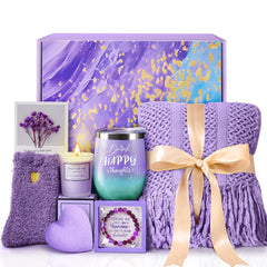 MADDIFY lavender spa gift box showing premium packaging for self-care gifts