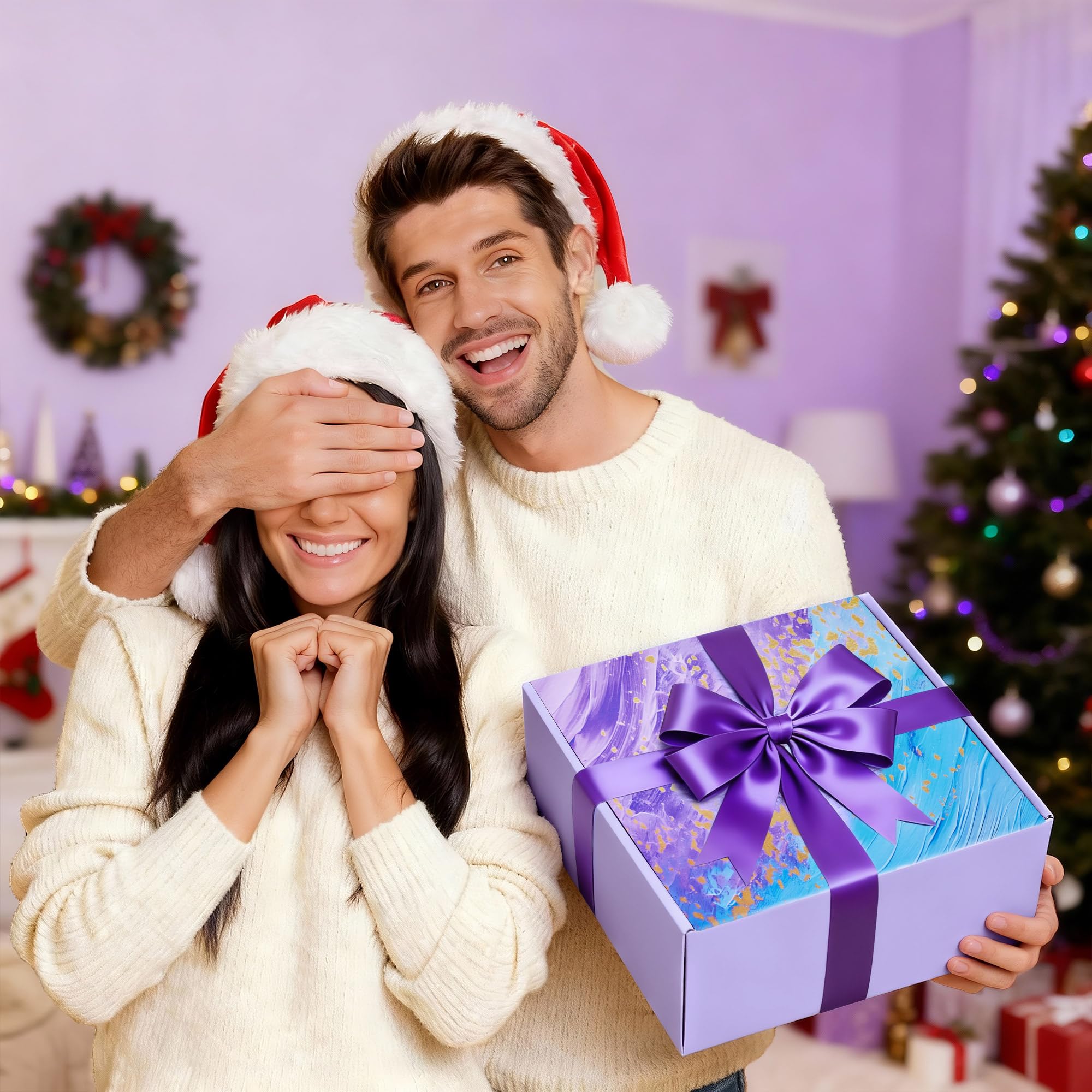 MADDIFY premium purple gift box packaging ready-to-gift