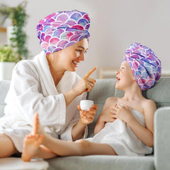 MADHOLLY microfiber towel absorbs moisture fast for smooth hair