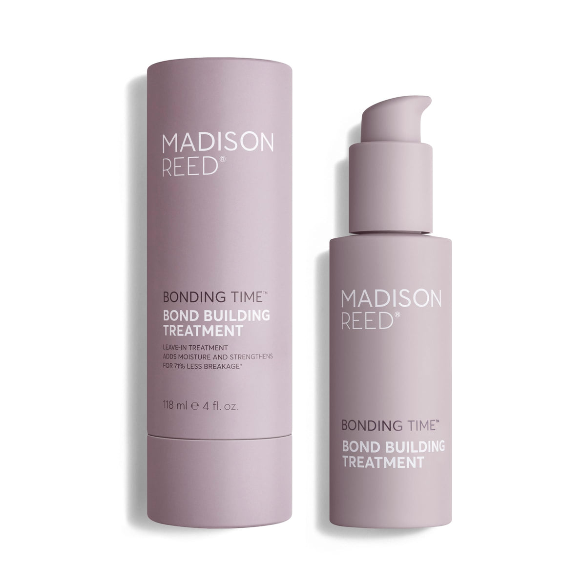 Madison Reed Bonding Time bottle shot showing color-protecting leave-in treatment.