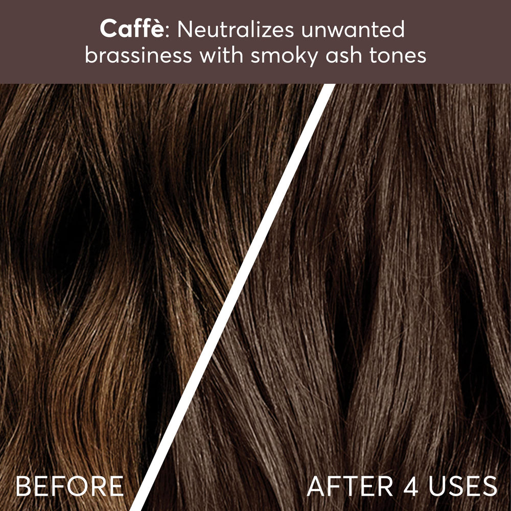 Madison Reed Color Therapy Caffé keratin gloss emphasizes silken shine.