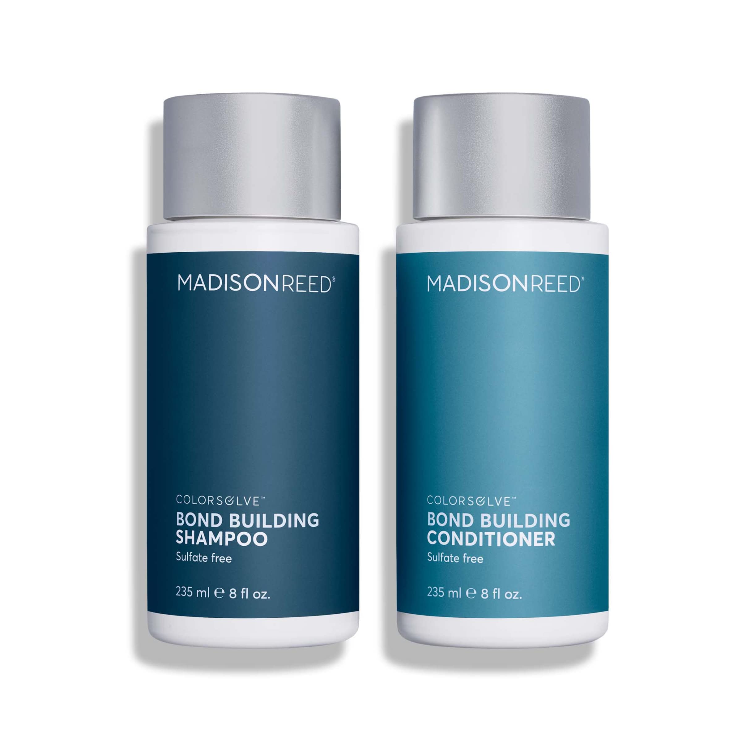 Madison Reed ColorSolve hair finished—sleek, shiny strands with reinforced bonds.