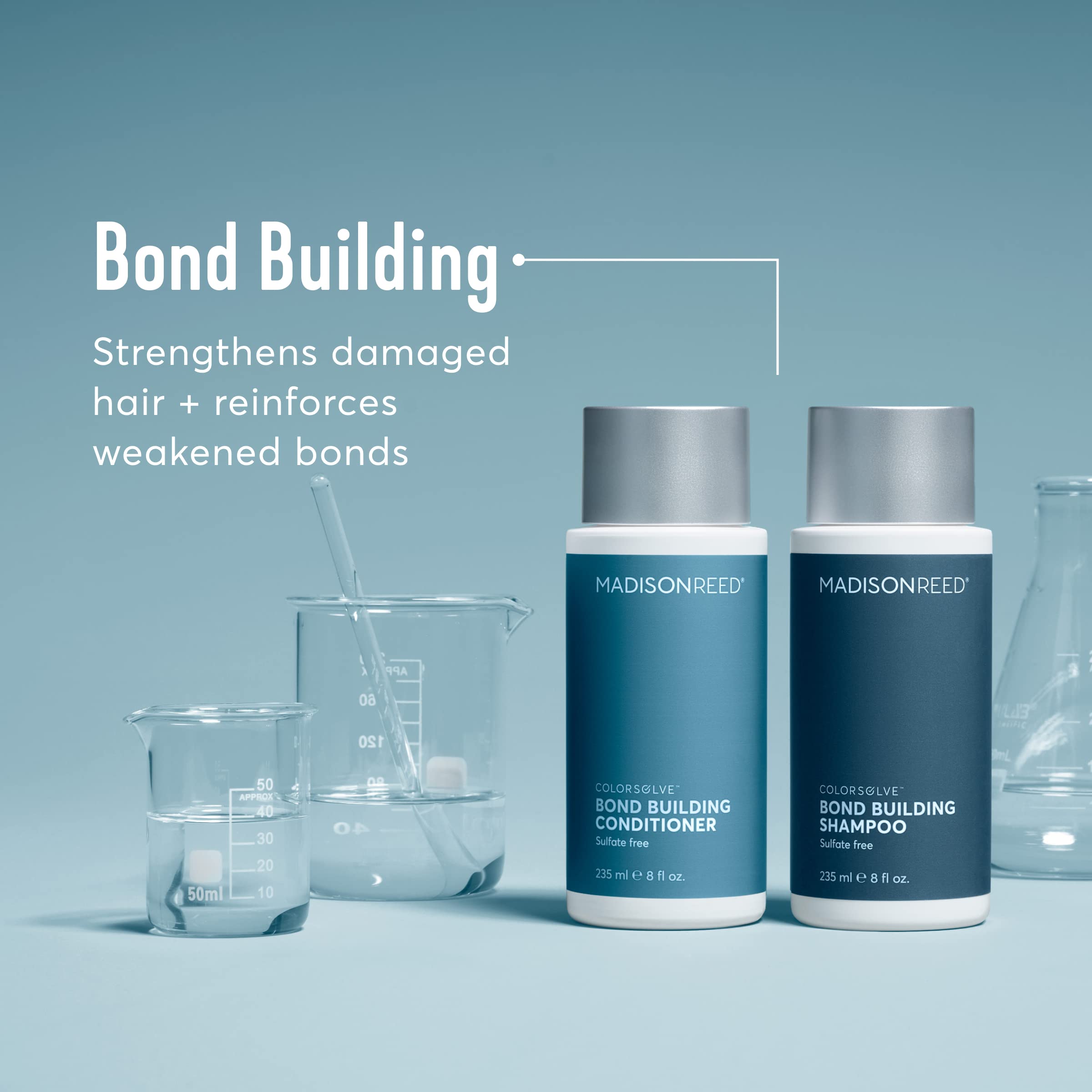 Madison Reed ColorSolve hair wet—wet hair shows improved manageability after conditioning.
