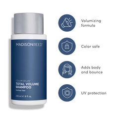 Madison Reed ColorSolve shampoo sulfate-free formula cleanses while preserving color shade
