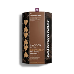 Madison Reed colorwonder That Mocha Mojo bottle shows rich, long-lasting color potential.