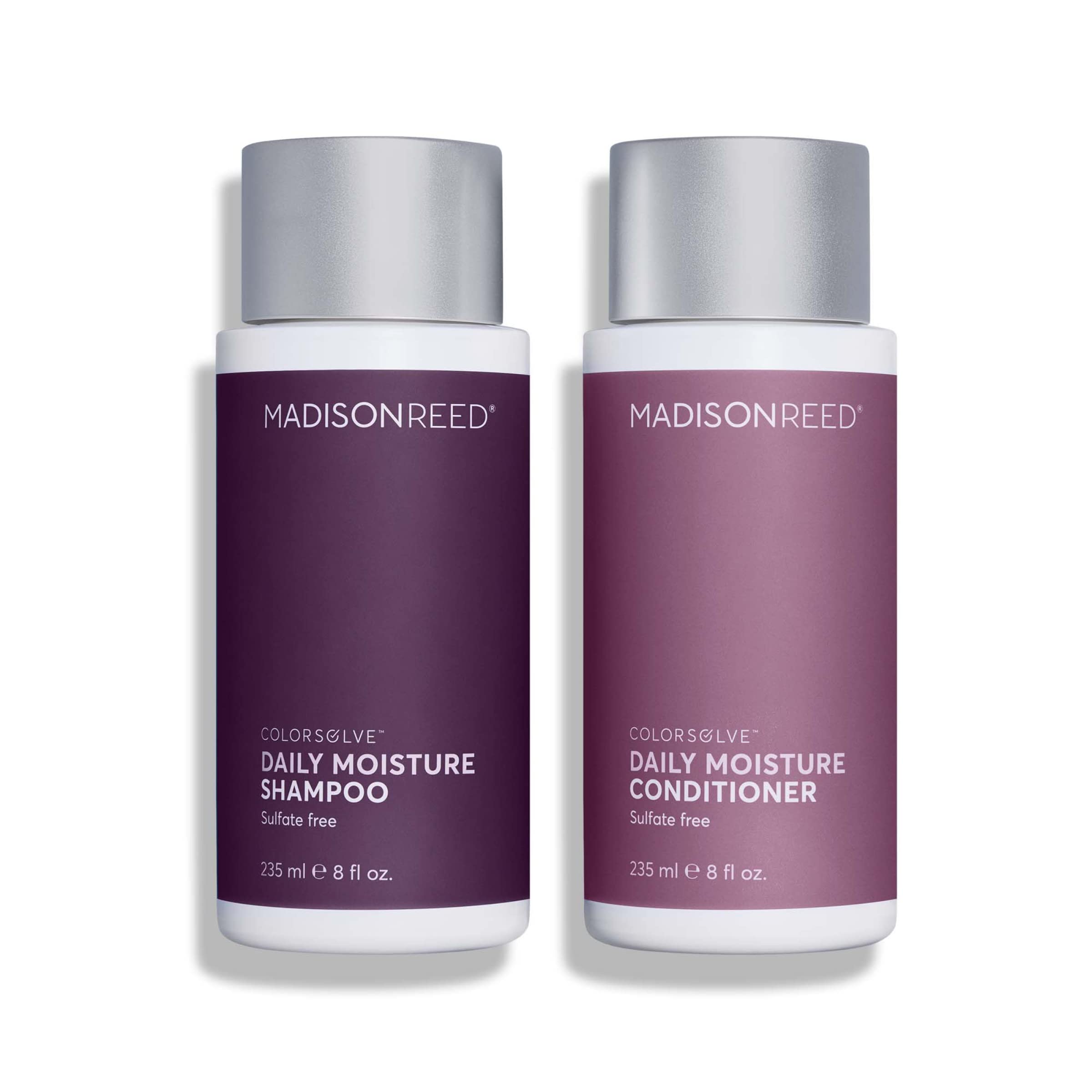Madison Reed Daily Moisture Conditioner supports color protection with antioxidants.